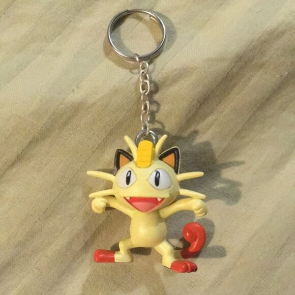 Pokemon Accessories - Meowth Keychain Charm *firm price*